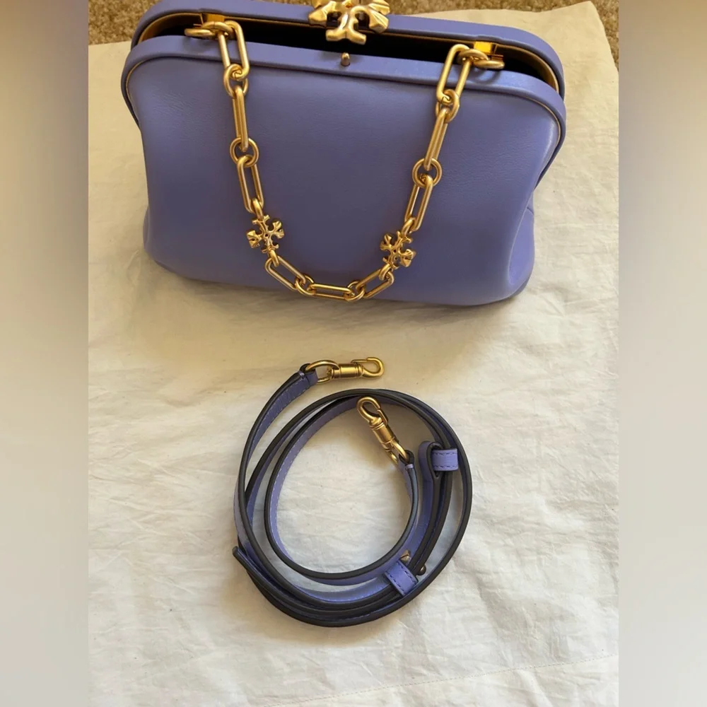 Tory Burch Cleo Small Bag Color: Verbena